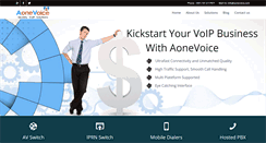 Desktop Screenshot of aonevoice.com