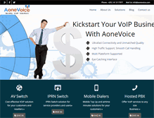 Tablet Screenshot of aonevoice.com